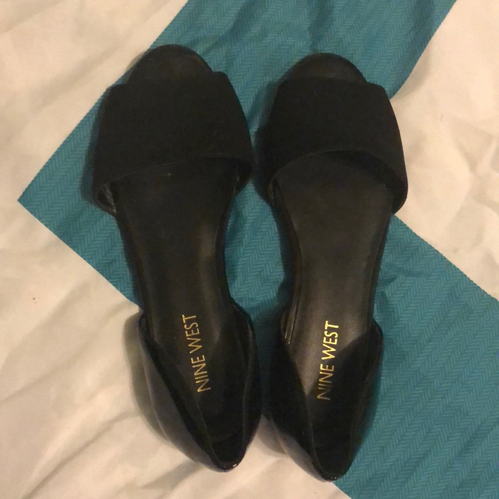 Nine West Black Flats | Women 6